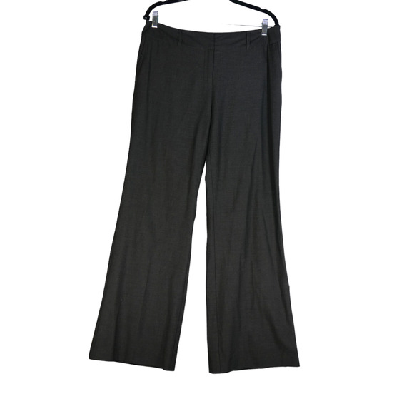 J Jill Gray Dress Pants Womens 12 33 x 26 Genuine Fit At Waist Wide Flare Leg - Picture 1 of 6